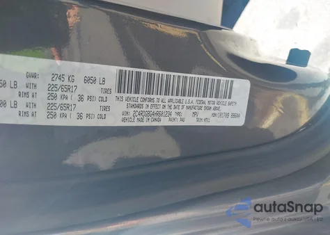 2017 Dodge Grand Caravan Se из США, поврежденный, VIN 2C4RDGBG4HR601234